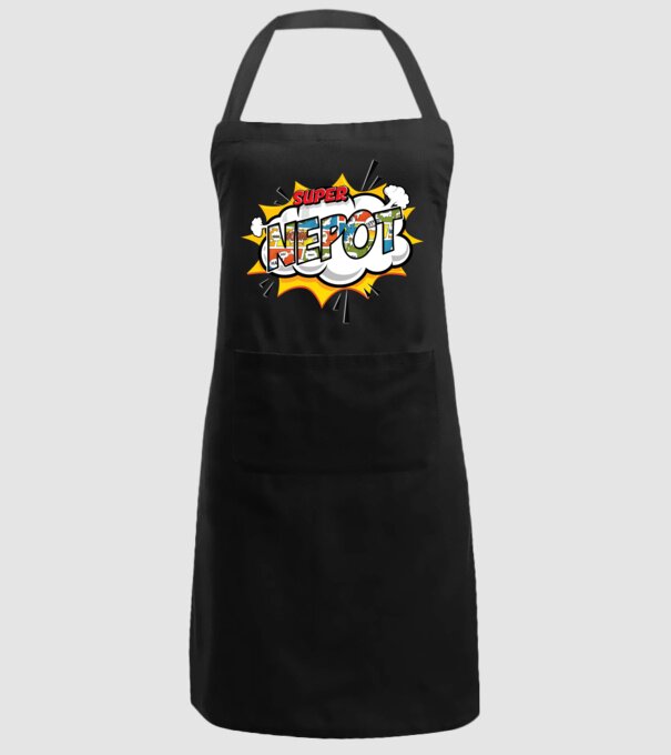 Super Nepot model negru pe tricou