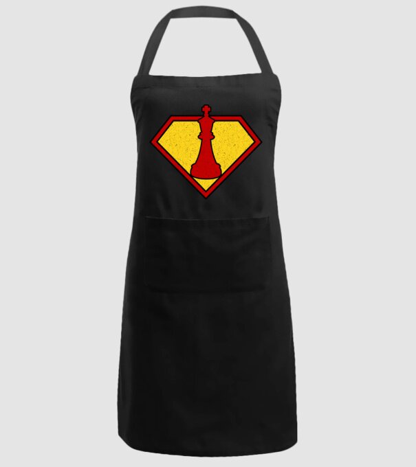 SuperChess rege model negru pe tricou