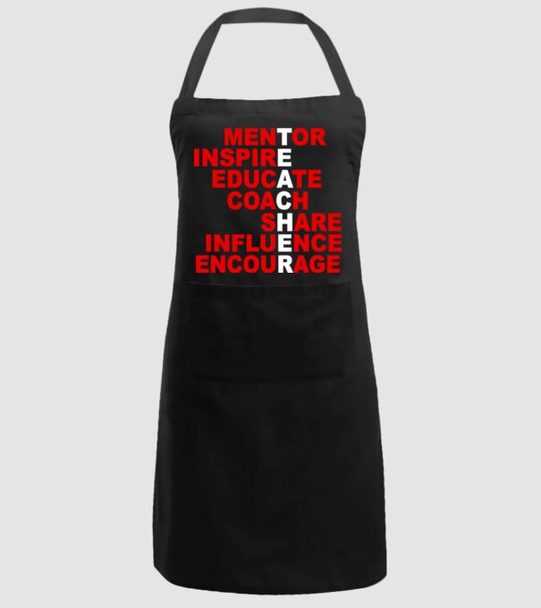 T E A C H E R model negru pe tricou