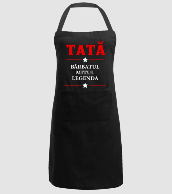 tată - bărbatul, mitul, legenda model negru pe tricou