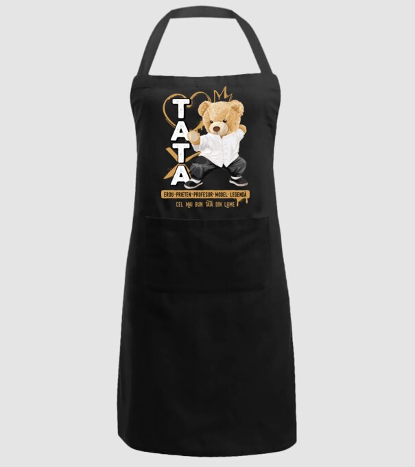 Tati Teddy model negru pe tricou