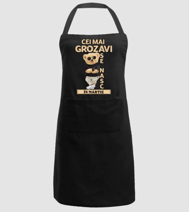 Teddy cel cool Martie model negru pe tricou