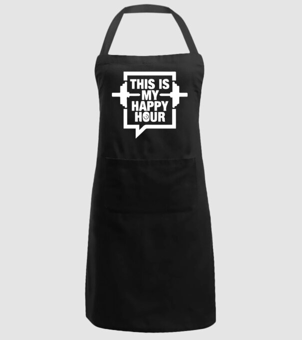 this is my happy hour model negru pe tricou