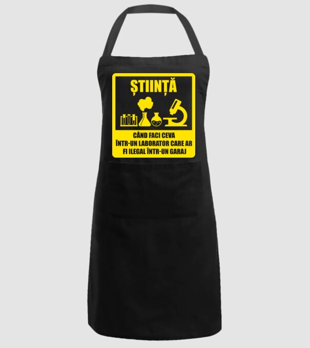 știință: când faci ceva într-un laborator care ar fi ilegal într-un garaj model negru pe tricou