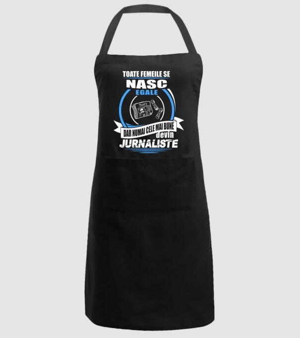 Toate femeile se nasc egale, dar numai cele mai bune devin jurnaliste model negru pe tricou