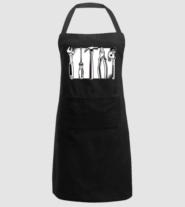 Tools model negru pe tricou