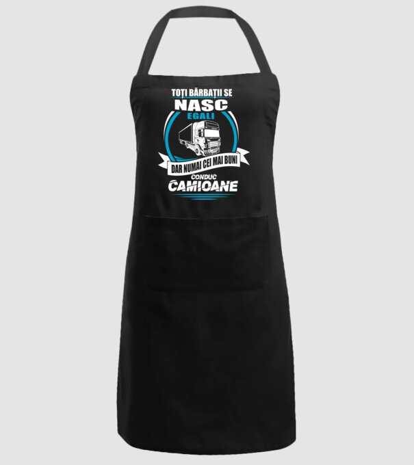 Toți bărbații se nasc egali camioane model negru pe tricou