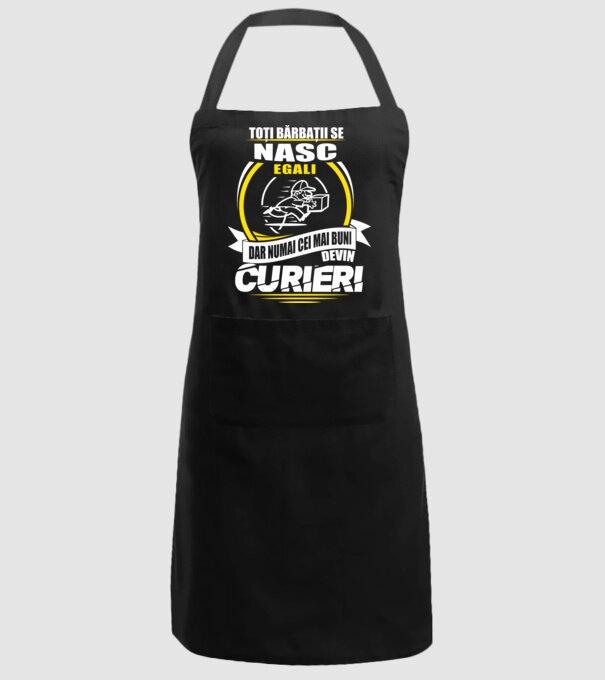 Toți bărbații se nasc egali curieri model negru pe tricou