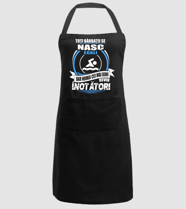 Toți bărbații se nasc egali înotători model negru pe tricou