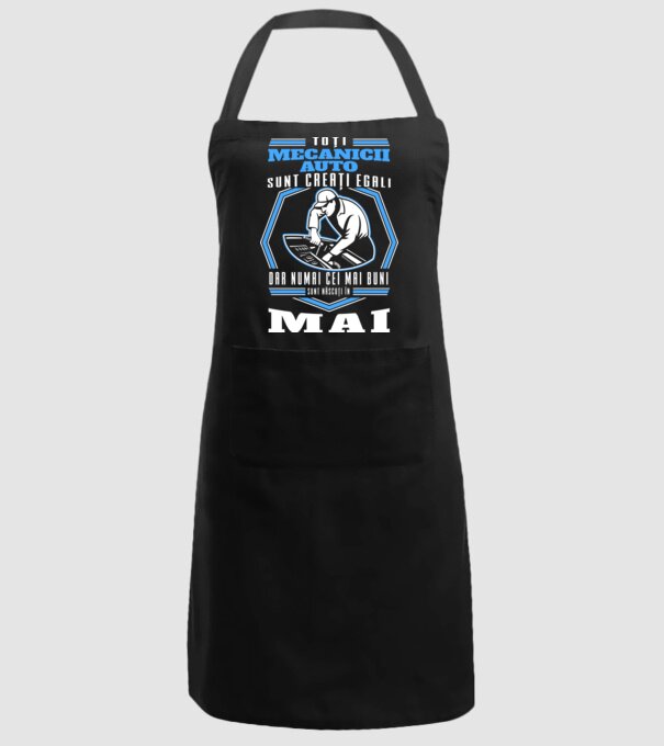 Toți mecanicii auto sunt creați egali, dar numai cei mai buni sunt născuți în mai model negru pe tricou