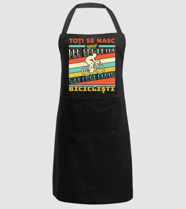 toți se nasc egali, dar numai cei mai buni devin bicicliști model negru pe tricou