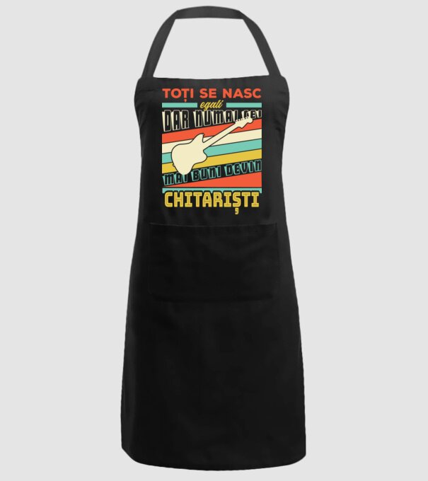 toți se nasc egali, dar numai cei mai buni devin chitariști model negru pe tricou