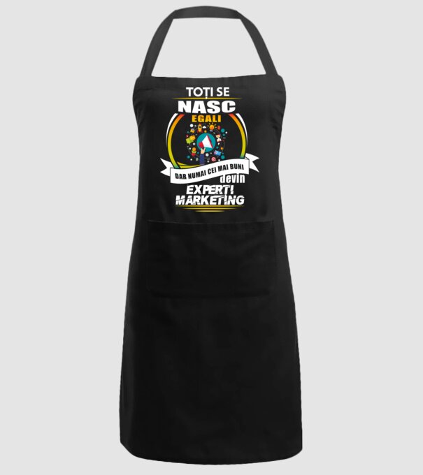 Toți se nasc egali, dar numai cei mai buni devin experți marketing model negru pe tricou