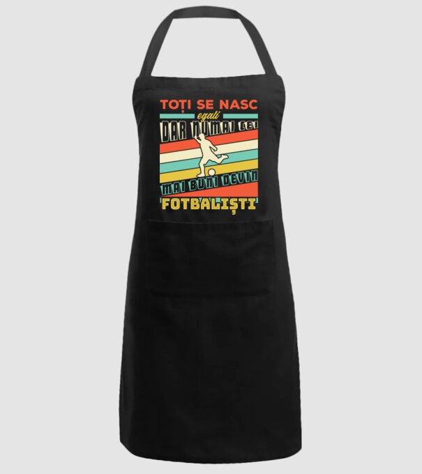 toți se nasc egali, dar numai cei mai buni devin fotbaliști model negru pe tricou