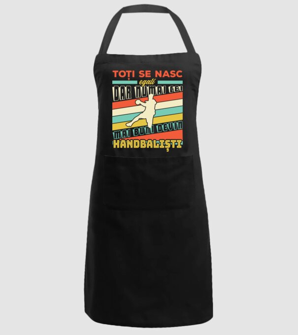 toți se nasc egali, dar numai cei mai buni devin handbaliști model negru pe tricou