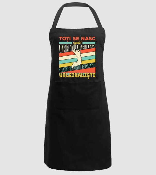 Toți se nasc egali, dar numai cei mai buni devin_voleibaliști model negru pe tricou