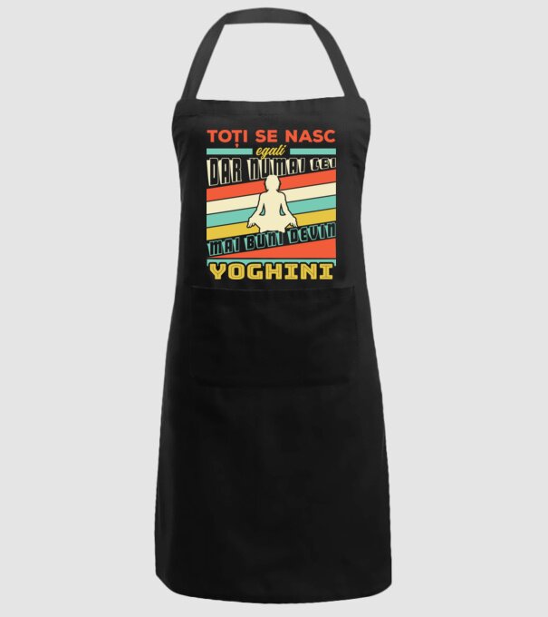 toți se nasc egali, dar numai cei mai buni devin yoghini model negru pe tricou