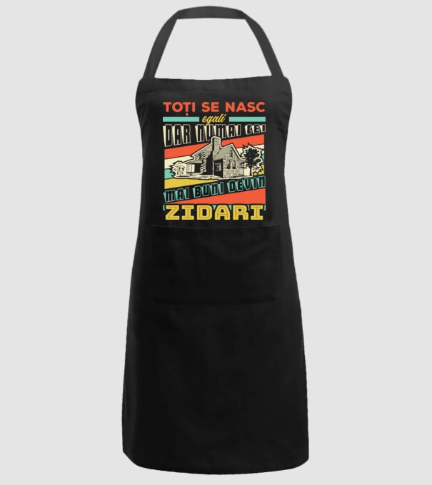 Toți se nasc egali, dar numai cei mai buni devin zidari model negru pe tricou