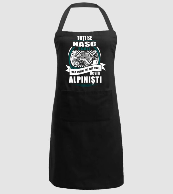 toți se nasc egali, dar numai cei mai buni devin alpiniști model negru pe tricou
