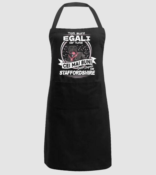 Toți sunt egali, dar numai cei mai buni devin stăpâni de staffordshire lght model negru pe tricou