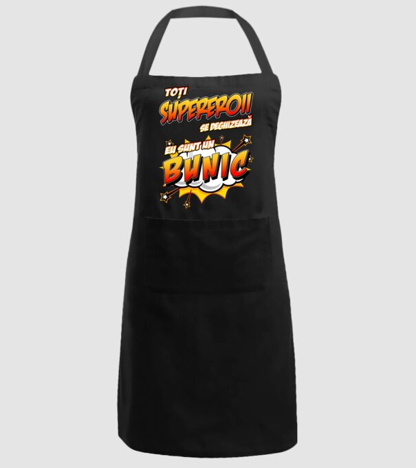 Toți supereroii se deghizează, eu sunt un bunic model negru pe tricou