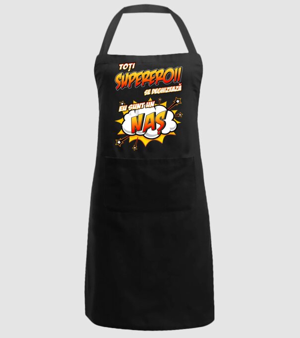Toți supereroii se deghizează, eu sunt un naș model negru pe tricou