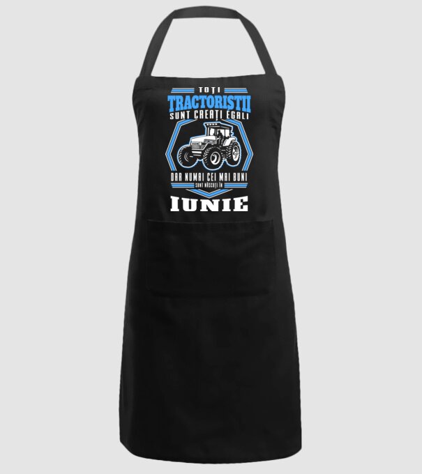 Toți tractoriștii sunt creați egali, dar numai cei mai buni sunt născuți în iunie model negru pe tricou