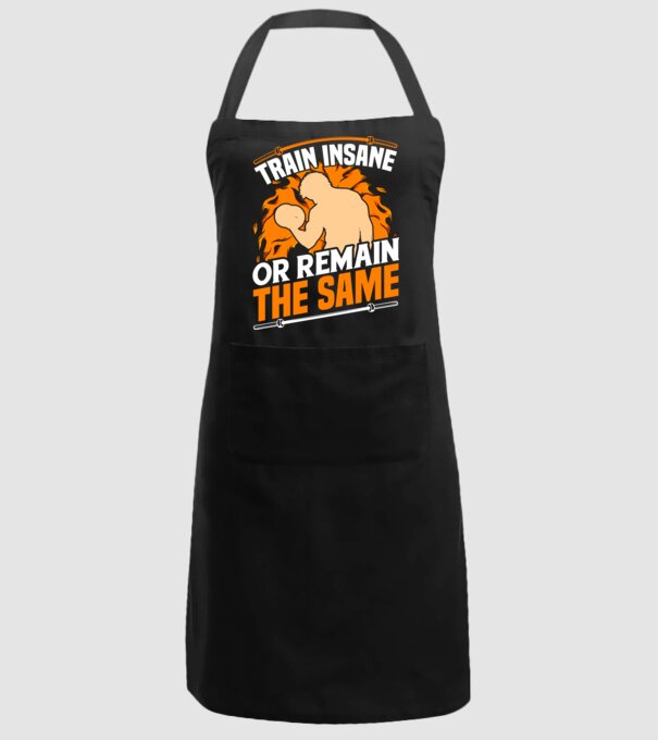 Train insane model negru pe tricou