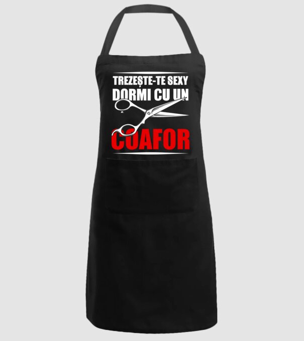 Trezește-te sexy, dormi cu un coafor model negru pe tricou