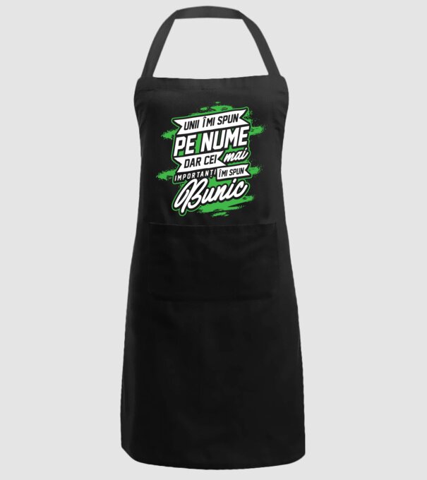 Unii îmi spun pe nume, dar cei mai importanți îmi spun bunic model negru pe tricou