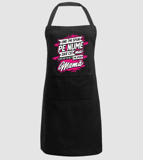 Unii îmi spun pe nume, dar cei mai importanți îmi spun mamă model negru pe tricou
