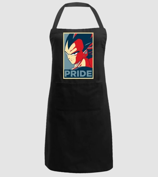 vegeta pride dragonball model negru pe tricou