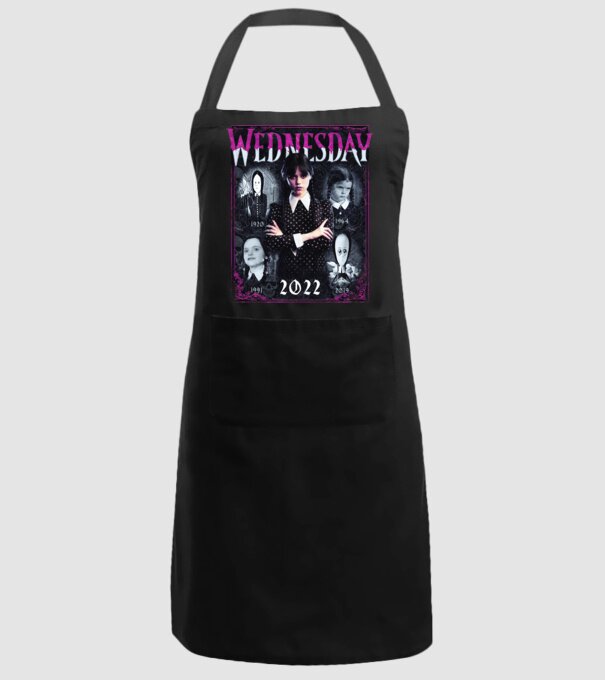 WEDNESDAY ADDAMS multi all time model negru pe tricou