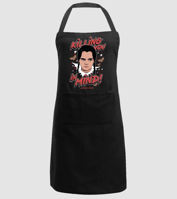 WEDNESDAY Killing You in my mind model negru pe tricou