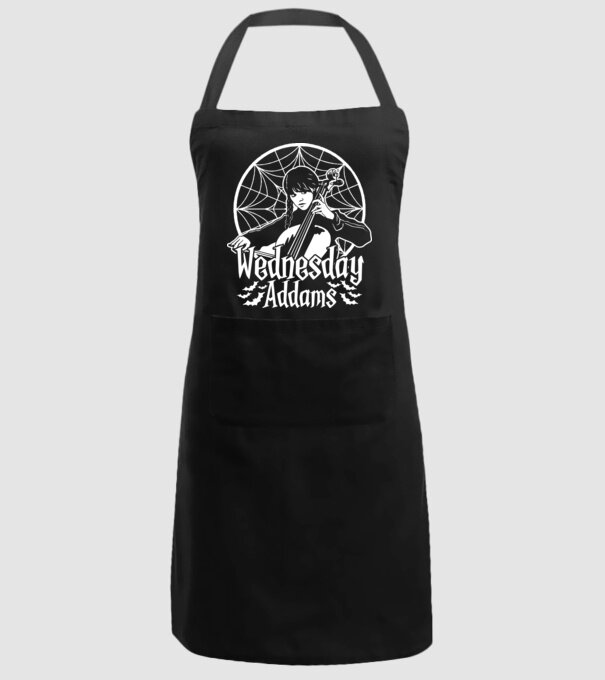 Wednesday Window model negru pe tricou