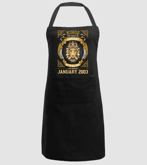 Ziua de naștere a Leului 2003 january model negru pe tricou