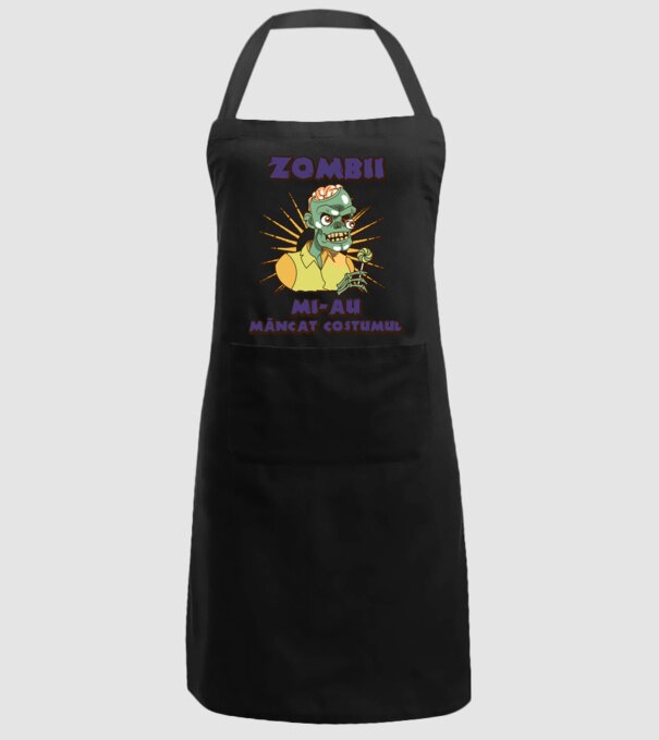 Zombii mi-au mâncat costumul model negru pe tricou