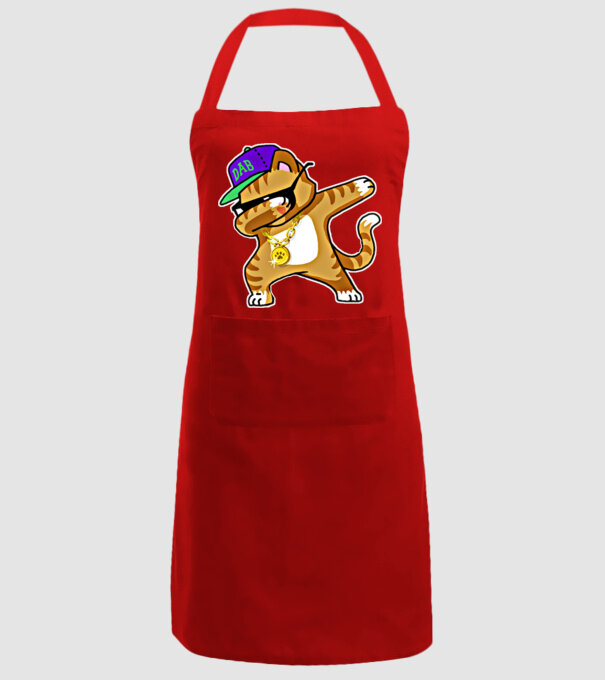 Cool Cat DAB model roșu pe tricou