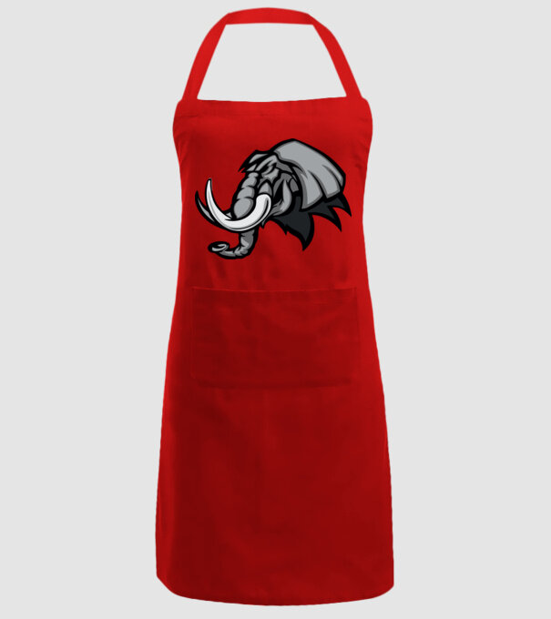 Elephant model roșu pe tricou