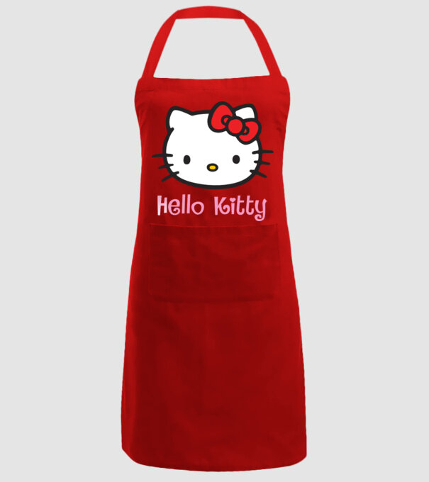 Hello Kitty model roșu pe tricou