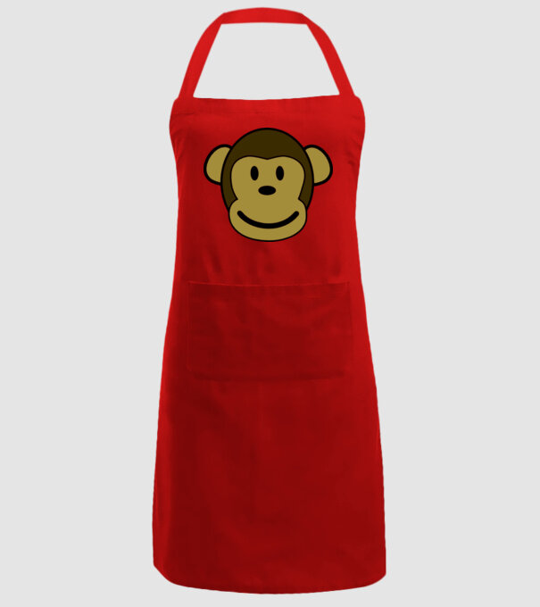 Maimuță model roșu pe tricou