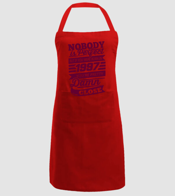 Nobody is perfecct - Born in 1997 model roșu pe tricou