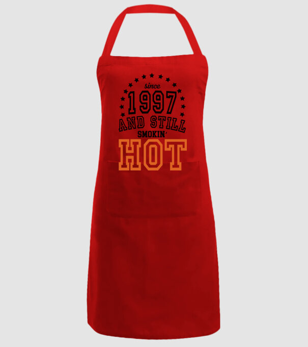 'Since and still smokin'' hot - 1997' model roșu pe tricou
