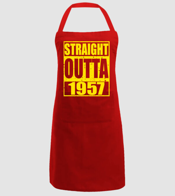 Straight Outta - 1957 model roșu pe tricou