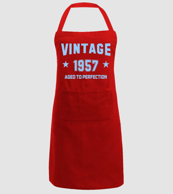 Vintage - 1957 model roșu pe tricou