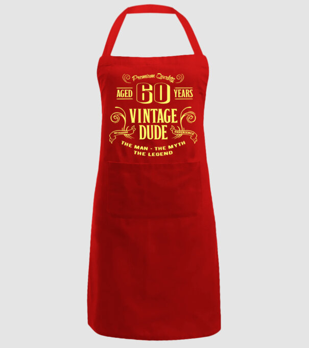 Vintage Dude - 60 model roșu pe tricou