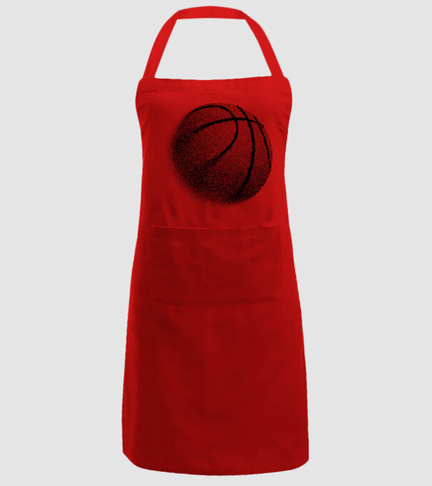 Basketball model roșu pe tricou