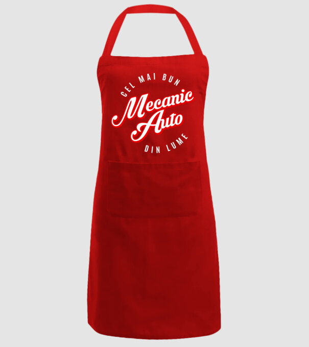 Cel mai bun MECANIC AUTO din lume model roșu pe tricou