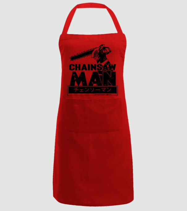 CSM - Chainsaw Man model roșu pe tricou