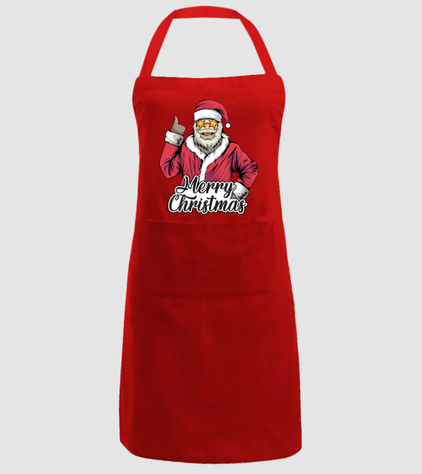 Merry christmas Santa model roșu pe tricou